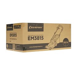 Газонокосилка Champion EM3815 (ширина скашивания 38 см, мощность 1600 вт)