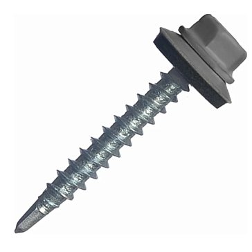 Изображение товара Саморез кровельный Starfix 4.8х29 мм, оцинкованный, с шайбой, 200 шт