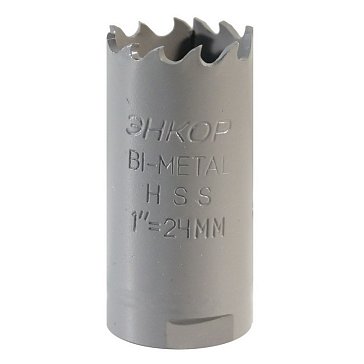 Изображение товара Коронка по металлу Энкор Bi-Metal М3 24 мм для дрелей и строительного инструмента