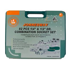Набор инструментов универсальный Jonnesway S04H52482S, 82 предмета