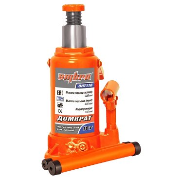Изображение товара Профессиональный гидравлический бутылочный домкрат Ombra OHT116 16 тонн
