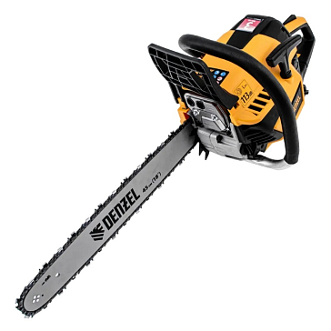 Изображение товара Цепная бензиновая пила Denzel DS-5218 с шиной 45 см и мощностью 3 л.с.