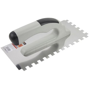 Изображение товара Гладилка нержавеющая Startul Profi ST1051-21 130х270мм, зуб 10х10мм с двухкомпонентной ручкой