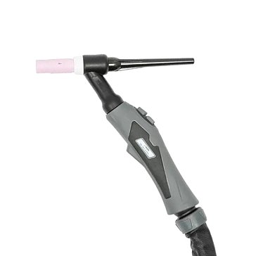 Изображение товара Горелка аргоновая Кедр TIG-18FX EXPERT 8025238-016 (2 pin б/с, 35-50, 1 кнопка, газ G3/8", жидкостное, головка гибкая, 7,6 м)