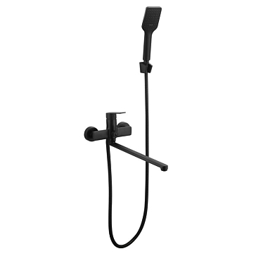 Изображение товара Смеситель для ванны и душа Esko Singapore black SB31 350 мм угловой современный