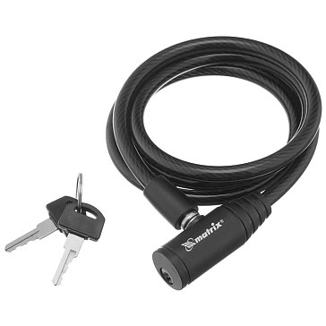 Изображение товара Замок тросовый универсальный Matrix 91816 8х1200 мм для велосипеда