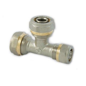 Изображение товара Тройник Altstream 20x16x20 латунный для металлопластиковых труб, Германия