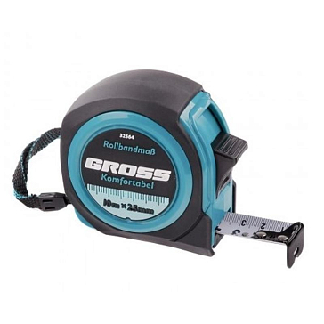 Изображение товара Рулетка Gross Komfortabel 32564 10 м 25 мм для точных измерений