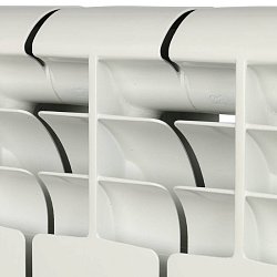 Радиатор биметаллический Rommer Profi BM 500 BI500-80-80-150 RBM-1210-050012, 12 секций (RAL9016)