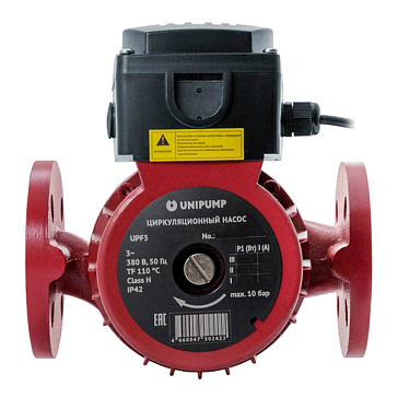 Изображение товара Циркуляционный насос Unipump UPF3 50-200 280 для отопления и горячей воды