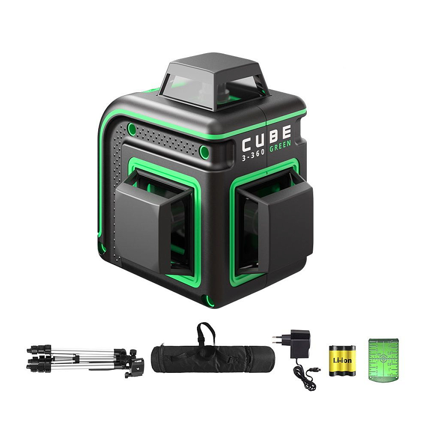 Лазерный уровень ADA CUBE 3-360 GREEN Professional Edition в Костроме