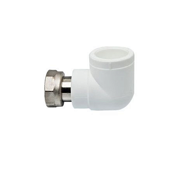 Изображение товара Угол Tebo 030031005 25х3/4 с накидной гайкой для полипропиленовых труб