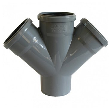 Изображение товара Крестовина канализационная Политэк 130135545 50-50-50 45 град.