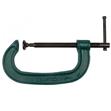 Изображение товара Струбцина Kraftool Expert 32229-100 из высокопрочного чугуна, 100 мм