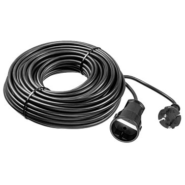 Изображение товара Силовой удлинитель-шнур Зубр ПВС-207-Ш 55023-50, ПВС, 2 x 0.75 мм2, 50 м, 2200 Вт