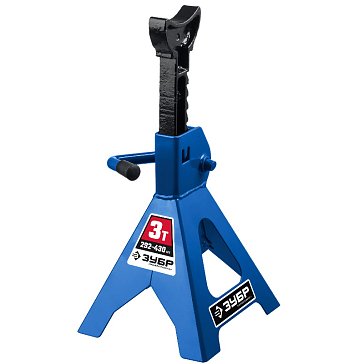 Изображение товара Страховочная подставка усиленная Зубр Профессионал 43065-6, 6 т, 400 - 585 мм 