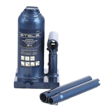 Изображение товара Домкрат гидравлический бутылочный телескопический Stels 51115, 2 т, 170-380 мм