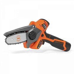 Аккумуляторная цепная пила 16В Daewoo DACS 416Li SET с двумя аккумуляторами (шина 10 см, шаг цепи 1/4, 28 зв.)