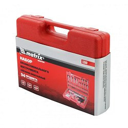 Набор слесарно-монтажный Matrix 13580 (1/4", 1/2", 94 предмета)