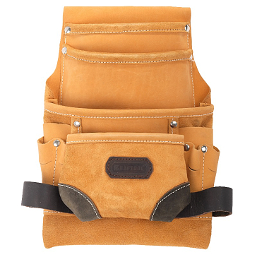 Изображение товара Поясная сумка для инструментов Kraftool 1-38531 натуральная кожа желтая