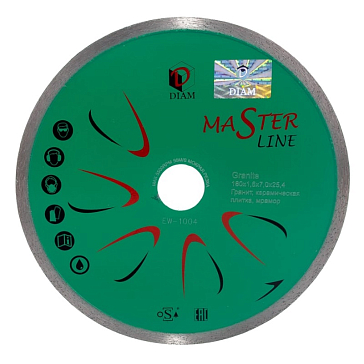 Изображение товара Алмазный диск Diam Granite 000241 180x1.6x7.0x25,4 мм для керамогранита и гранита