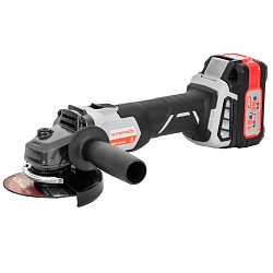 Аккумуляторная угловая шлифмашина Интерскол УШМ-125/36В 816.2.2.70 (2xLi-ion, 2,0 Ач, ЗУ, кейс)