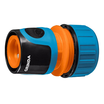 Изображение товара Соединитель быстросъёмный для шланга Grinda TC-34 3/4 дюйма пластик TPR Германия