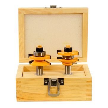 Изображение товара Набор фрез комбинированных рамочных Энкор (2 шт.; 41.3х23 мм; R 12 мм; хвостовик 12 мм) 9340