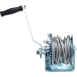 Лебедка ручная шестеренчатая тросовая Matrix 522735, 0.8 т.