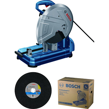 Изображение товара Сетевая монтажная пила по металлу Bosch GCO 14-24J 0.601.B37.200 (мощность 2400 вт, оснастка 355 мм, 3800 оборотов/мин)