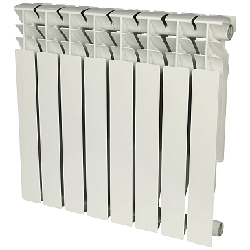 Изображение товара Радиатор алюминиевый Rommer Plus 500 RAL-3210-050008, 8 секций