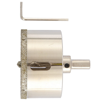 Изображение товара Алмазное сверло Matrix 726753 75х67 мм с центрирующим сверлом для керамогранита