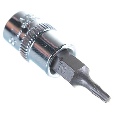 Изображение товара Насадка торцевая Ombra 114308 (1/4"DR с вставкой-битой TORX®, T8)