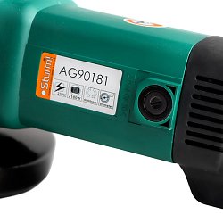 Угловая шлифмашина Sturm AG90181 (мощность 1900 вт, диаметр диска 180 мм, вес нетто 3.5 кг, плавный пуск, регулировка)