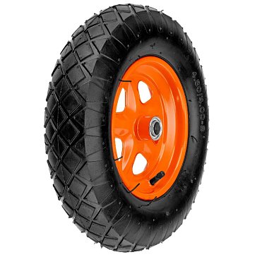 Изображение товара Колесо пневматическое Palisad 689575, 4.80/4.00-8, D 380 мм, подш. внут. диам. 20 мм, длина оси 80 мм