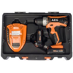 Аккумуляторная дрель-шуруповерт AEG BS 14G3 LI-152C 451092 (напряжение 14.4 вольт)