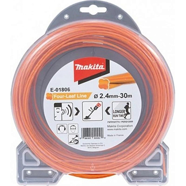 Изображение товара Триммерная леска спиральная "клевер" Makita E-01806 2,4 мм х 30 м