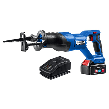 Изображение товара Сабельная пила бесщеточная Зубр SPB-180-41 20 В 180 мм 4 Ач