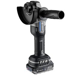 Шлифмашина угловая бесщеточная Deko DKAG20 063-4026 (Li-Ion, 3 Ач, 9000 оборотов/мин, вес 2.13 кг) 