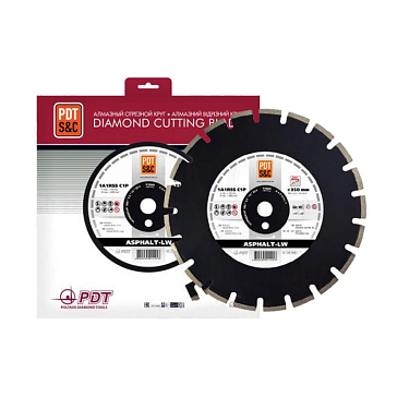 Изображение товара Круг отрезной сегментный для бетона и асфальта 350 мм PDT