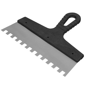 Изображение товара Шпатель Сибртех 85500 нержавеющая сталь 250мм зуб 10x10мм пластик