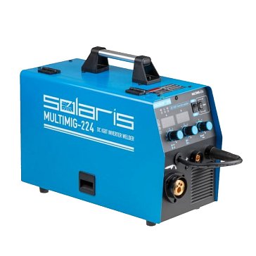 Изображение товара Полуавтомат сварочный Solaris MULTIMIG-224 с дисплеем и защитой IP 21S