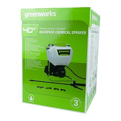 Ранцевый опрыскиватель Greenworks G40BPS 5300007, 40В, без АКБ и ЗУ