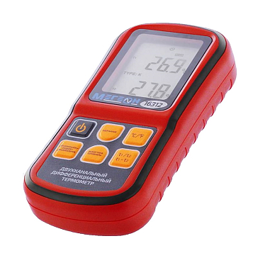 Изображение товара Цифровой двухканальный термометр Мегеон 16312 для точных измерений