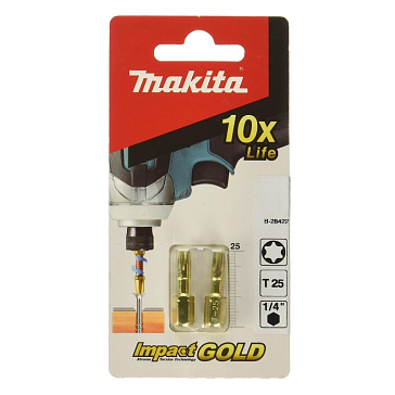 Изображение товара Насадка Makita Impact Gold T25 B-28422, 25 мм, C-form, 2 шт.