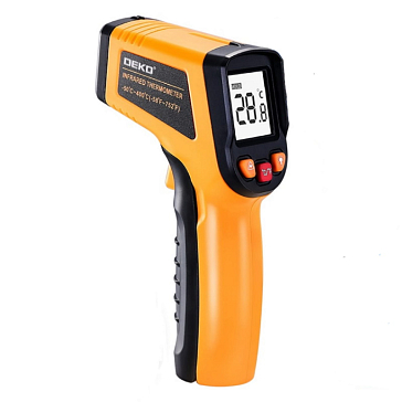 Изображение товара Пирометр инфракрасный Deko CWQ02 065-0208-1 (max погрешность ±1.5°С)