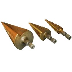 Набор сверл ступенчатых Deko DH21 065-0689, 4-12 мм, 4-20 мм, 4-32 мм, 3 шт