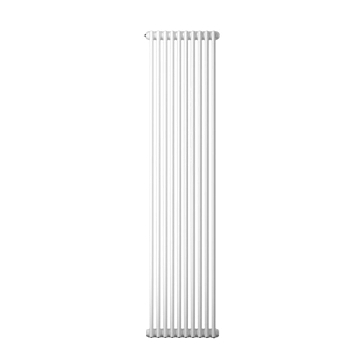 Изображение товара Радиатор трубчатый Zehnder Charleston 2180 НС-1223206 (4 секции, 1/2", боковое подключение, RAL9016, кронштейн в комплекте)