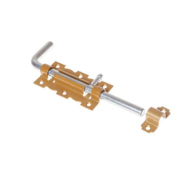 Изображение товара Задвижка дверная Starfix SMP-88964-1, 110 мм, Г-образная, золотой металлик 