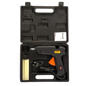 Изображение товара Клеевой пистолет Sparta 93020, 80 Вт с выключателем в кейсе